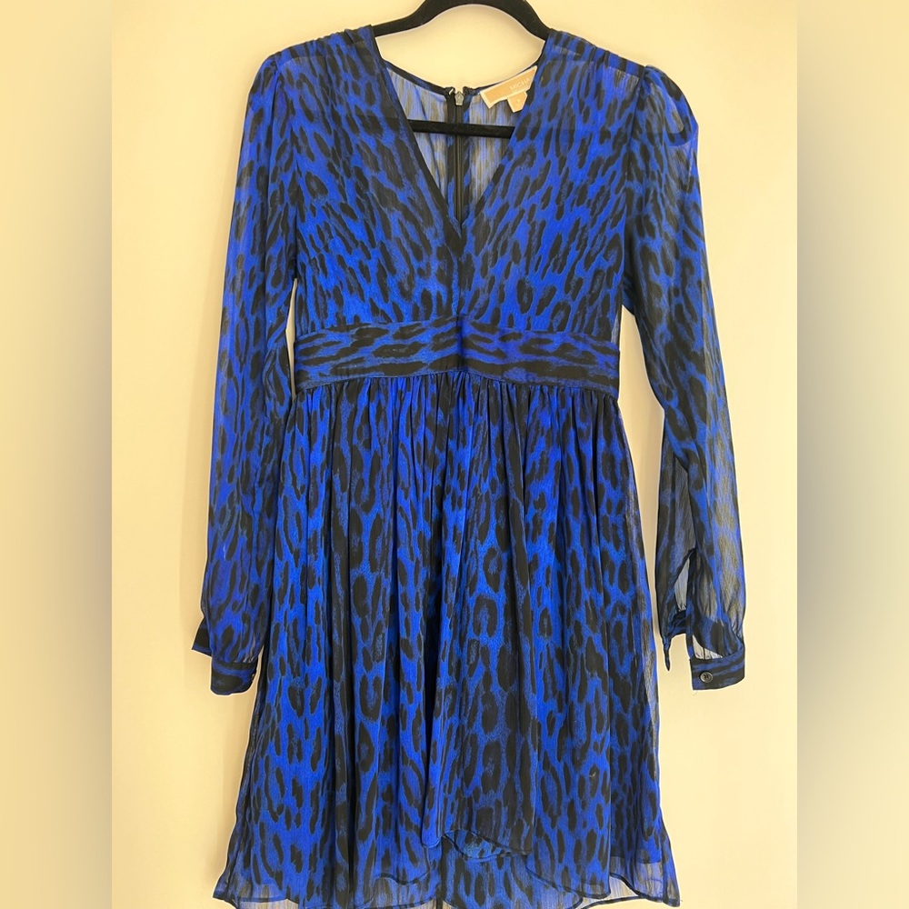 Beautiful Michael Kors blue dress ( 1 time worned)